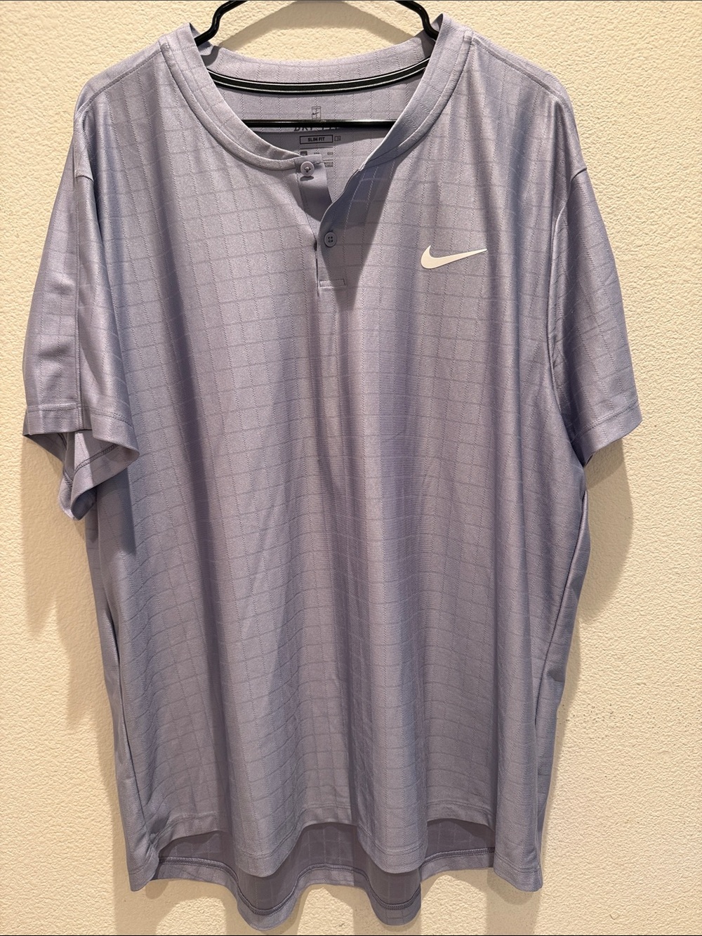 Nike Men's Light Lavender Short-Sleeve Performance Polo